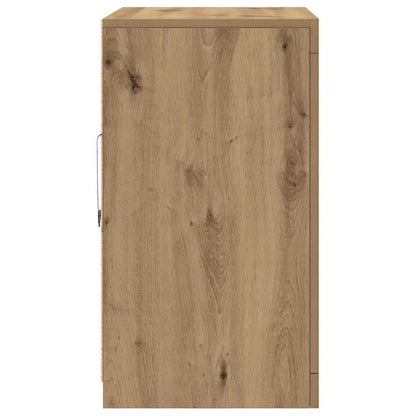 vidaXL LED-Sideboard 2 pcs Artisan-Eiche 41 x 37 x 67 cm Holzwerkstoff