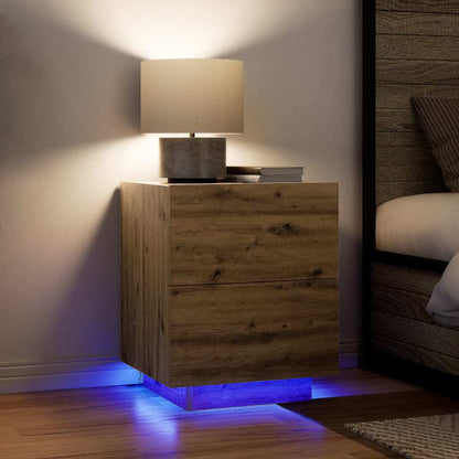 Nachttisch 2 pcs Artisan-Eiche 45 x 40 x 55 cm Holzwerkstoff