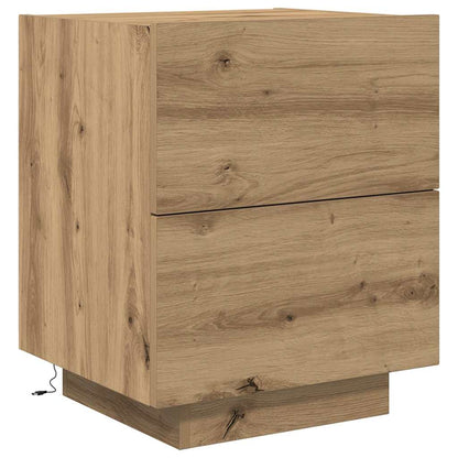 Nachttisch 2 pcs Artisan-Eiche 45 x 40 x 55 cm Holzwerkstoff