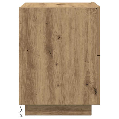 Nachttisch 2 pcs Artisan-Eiche 45 x 40 x 55 cm Holzwerkstoff