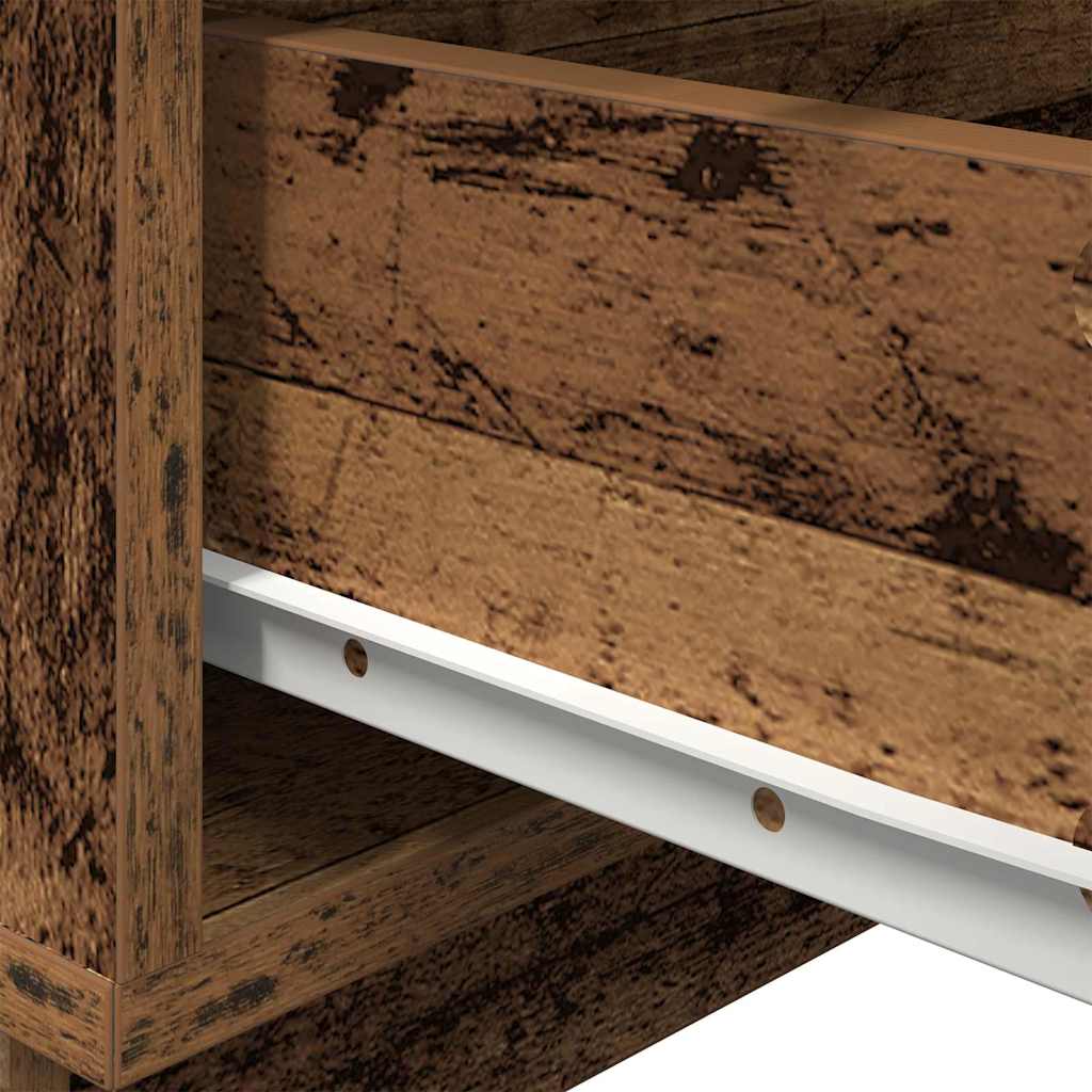 vidaXL Nachttisch Altholz 70 x 36 x 40,5 cm Holzwerkstoff