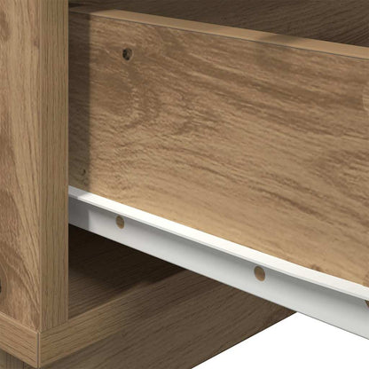 vidaXL Table de chevet Chêne artisanat 70 x 36 x 40,5 cm Bois d'ingénierie