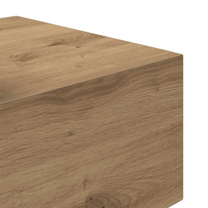 vidaXL Table de chevet Chêne artisanat 70 x 36 x 40,5 cm Bois d'ingénierie