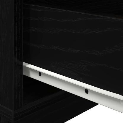 Nachttisch Schwarz Eichen-Optik 70 x 36 x 40,5 cm Holzwerkstoff