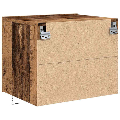 vidaXL Nachttisch 2 pcs Altholz 50 x 39 x 41 cm Holzwerkstoff