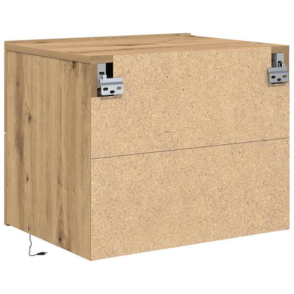 vidaXL Nachttisch 2 pcs Artisan-Eiche 50 x 39 x 41 cm Holzwerkstoff