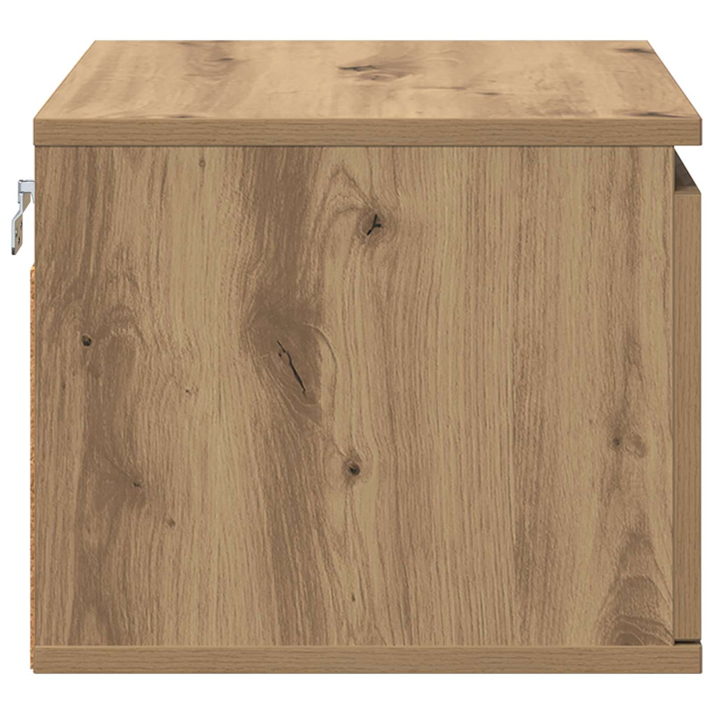 vidaXL Wandmontiertes Nachttischchen 2 pcs Artisan-Eiche Holzwerkstoff