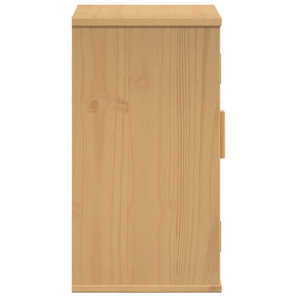 vidaXL Badezimmerschrank Olden Braun 35 x 30 x 55 cm Massivholz Kiefer