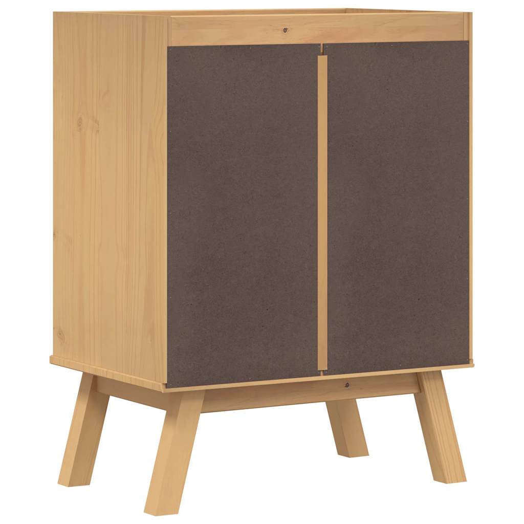 vidaXL Unterschrank Olden Braun 60 x 40 x 80 cm Massivholz Kiefer
