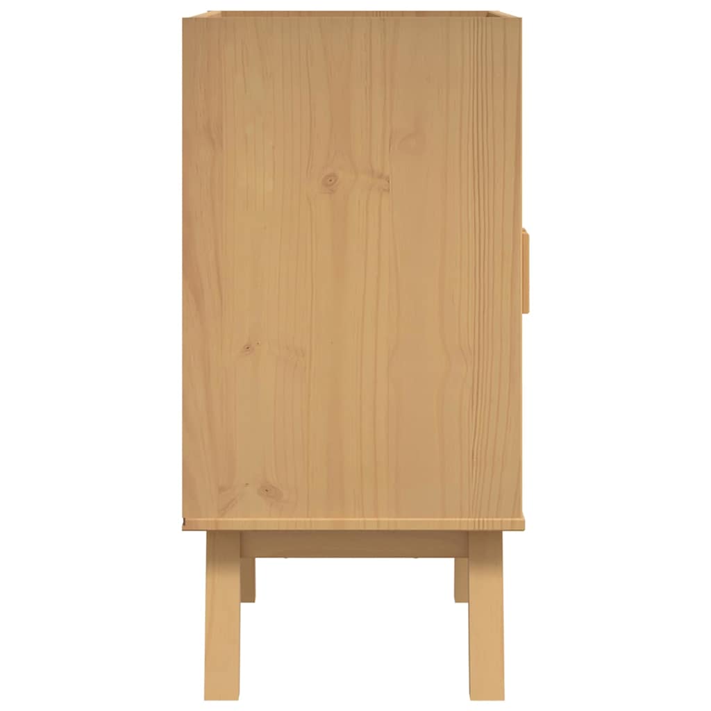 vidaXL Unterschrank Olden Braun 60 x 40 x 80 cm Massivholz Kiefer