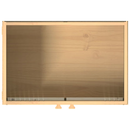 vidaXL Unterschrank Olden Braun 60 x 40 x 80 cm Massivholz Kiefer