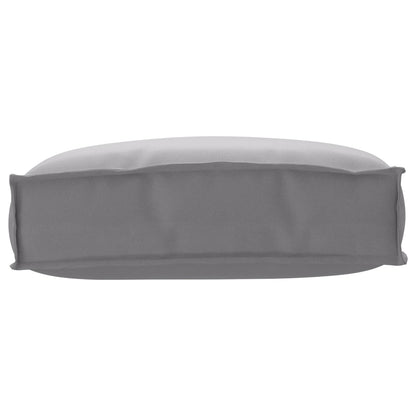 vidaXL Kissen Grau 50 x 40 x 12 cm Oxford-Stoff