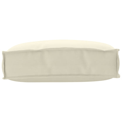 vidaXL Kissen Creme 50 x 40 x 12 cm Oxford-Stoff