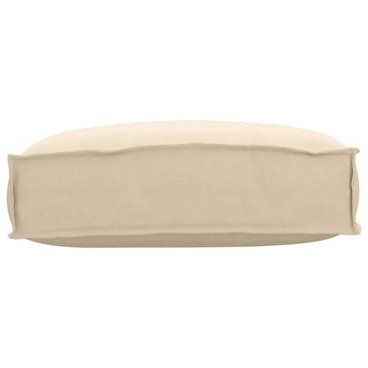 vidaXL Kissen Beige 50 x 40 x 12 cm Oxford-Stoff