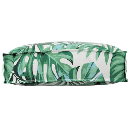 vidaXL Kissen Blatt Blattmuster 50 x 40 x 12 cm Oxford-Stoff