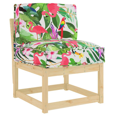 vidaXL Coussin floral multicolore 50 x 40 x 12 cm en tissu Oxford