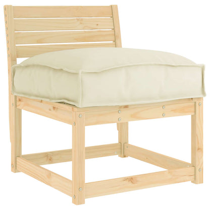 vidaXL Kissen Creme 50 x 50 x 12 cm Oxford-Stoff