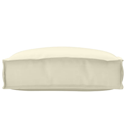vidaXL Kissen Creme 50 x 50 x 12 cm Oxford-Stoff