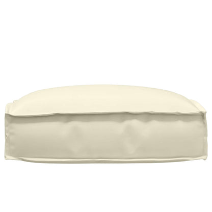 vidaXL Kissen Creme 50 x 50 x 12 cm Oxford-Stoff
