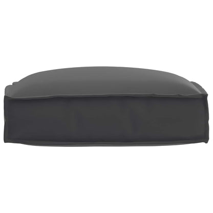 vidaXL Kissen Schwarz 50 x 50 x 12 cm Oxford-Stoff