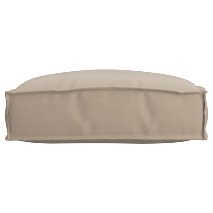 vidaXL Kissen Taupe 50 x 50 x 12 cm Oxford-Stoff