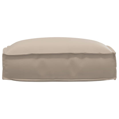 vidaXL Kissen Taupe 50 x 50 x 12 cm Oxford-Stoff