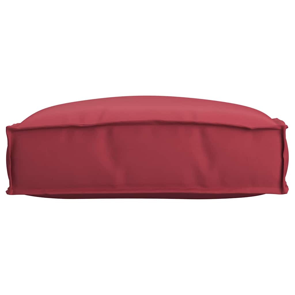 vidaXL Kissen Weinrot 50 x 50 x 12 cm Oxford-Stoff