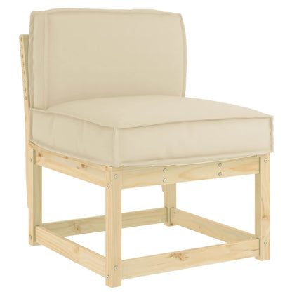 vidaXL Kissen Beige 60 x 40 x 12 cm Oxford-Stoff