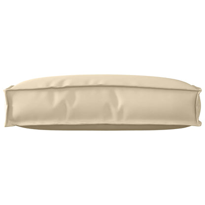 vidaXL Kissen Beige 60 x 40 x 12 cm Oxford-Stoff
