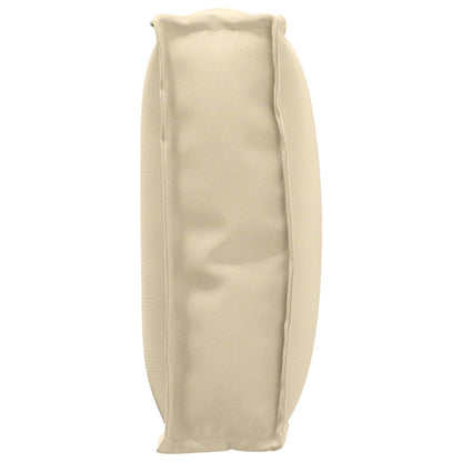 vidaXL Kissen Beige 60 x 40 x 12 cm Oxford-Stoff