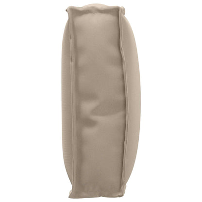 vidaXL Kissen Taupe 60 x 40 x 12 cm Oxford-Stoff
