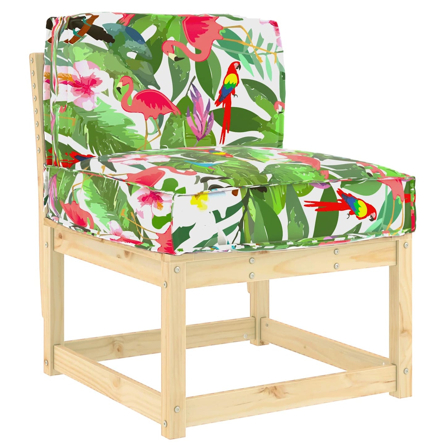 vidaXL Kissen Floral Mehrfarbig 60 x 40 x 12 cm Oxford-Stoff