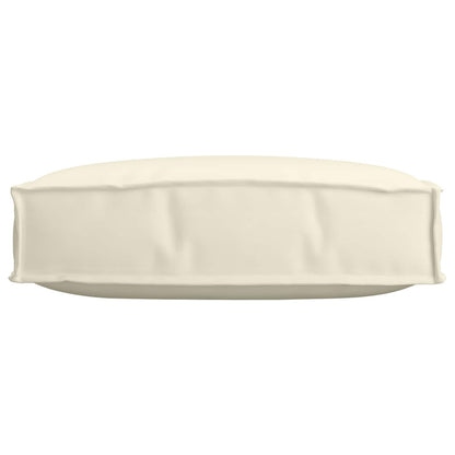 vidaXL Coussin crème 60 x 60 x 12 cm Tissu Oxford
