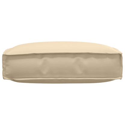 vidaXL Coussin beige 60 x 60 x 12 cm Tissu Oxford