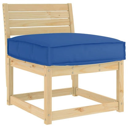 vidaXL Palettkissen für geeigneten Sitz Königsblau 60 x 60 x 12 cm