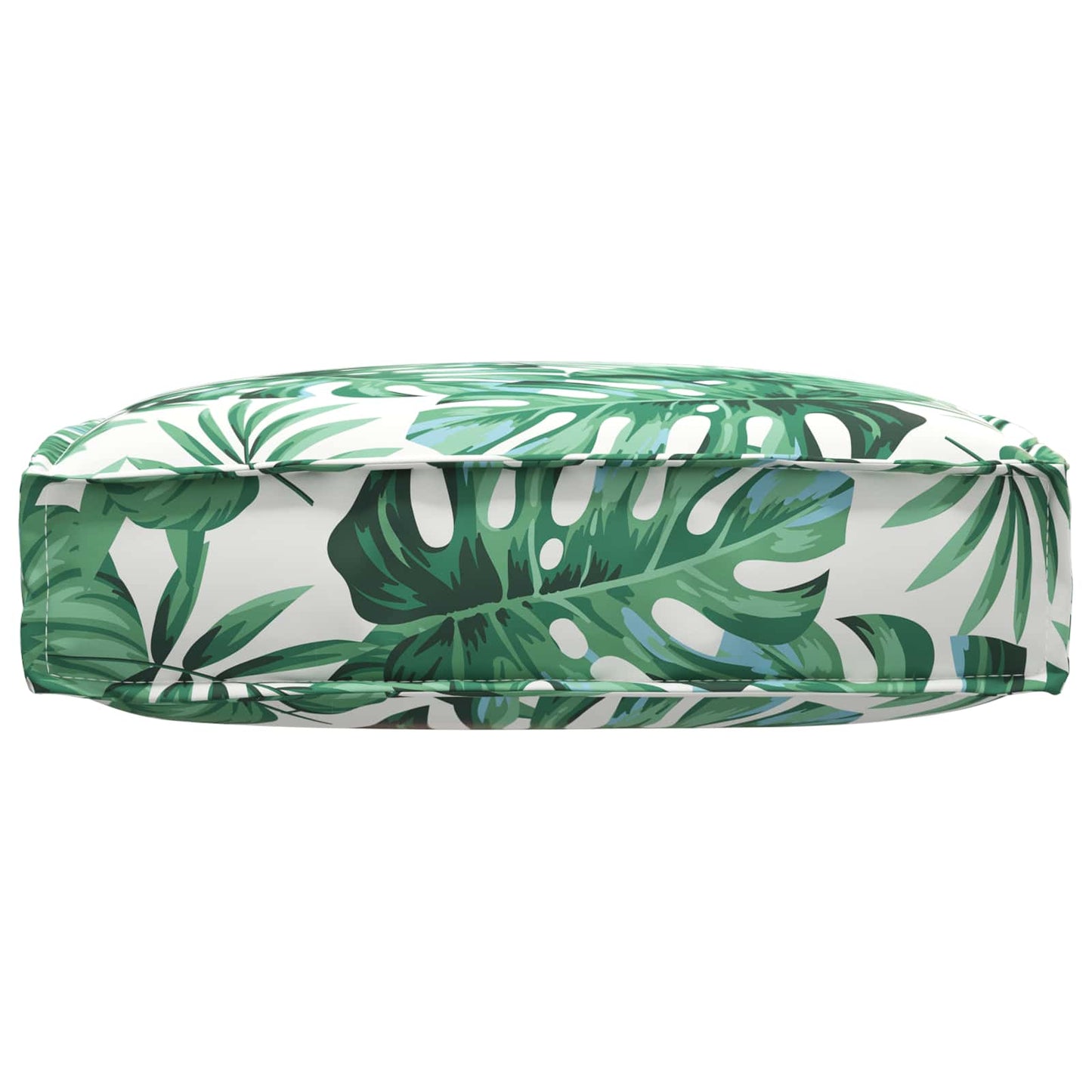 vidaXL Coussin de palette d'assise Motif feuilles 60 x 60 x 12 cm
