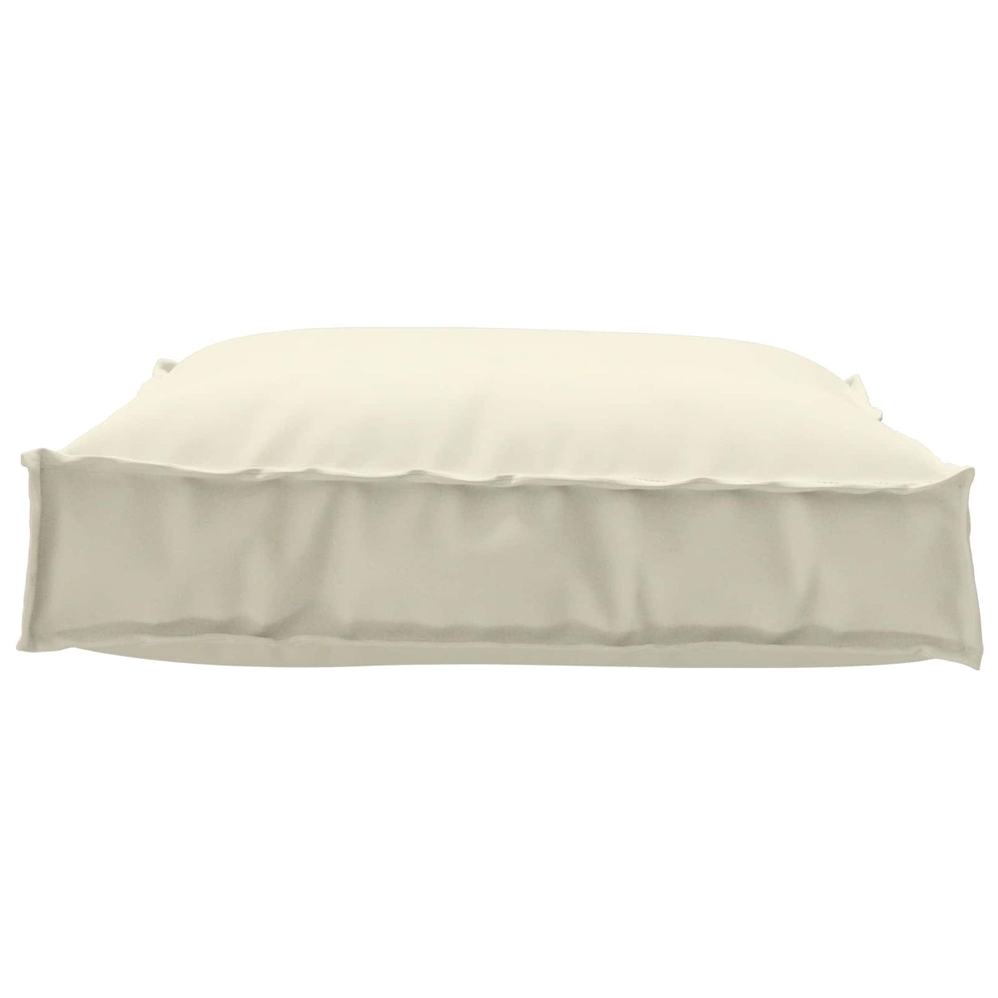 vidaXL Pallet Kissen für geeignet für Sitz Creme 70 x 70 x 12 cm