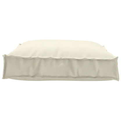 vidaXL Pallet Kissen für geeignet für Sitz Creme 70 x 70 x 12 cm