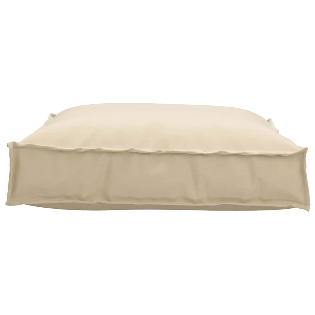 vidaXL Kissen Beige 70 x 70 x 12 cm Oxford-Stoff