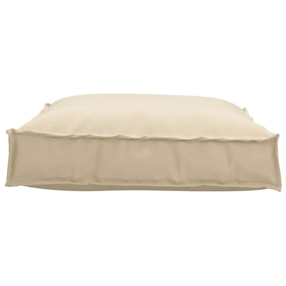vidaXL Kissen Beige 70 x 70 x 12 cm Oxford-Stoff