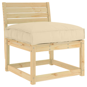 vidaXL Kissen Beige 70 x 70 x 12 cm Oxford-Stoff