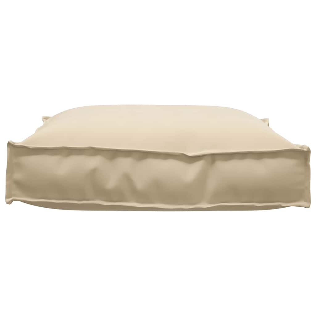vidaXL Kissen Beige 70 x 70 x 12 cm Oxford-Stoff
