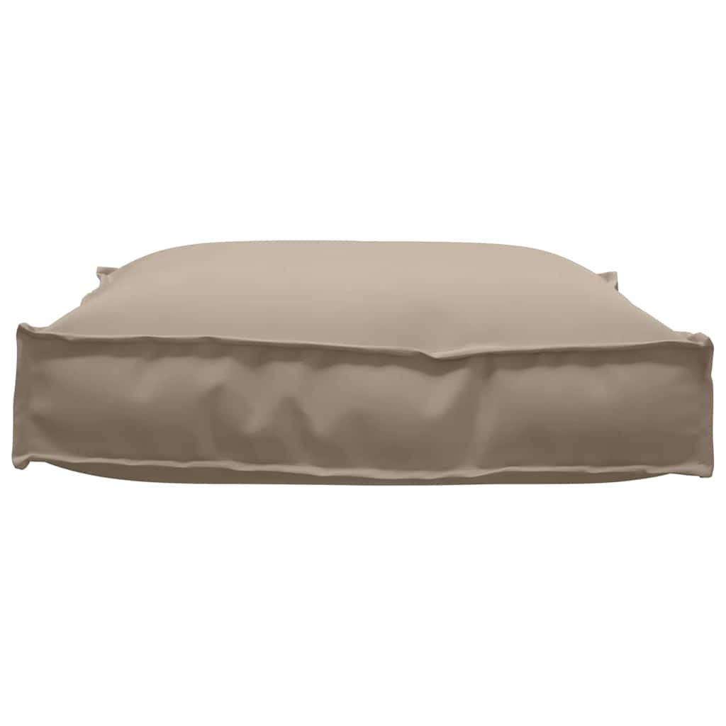 Kissen Taupe 70 x 70 x 12 cm Oxford-Stoff