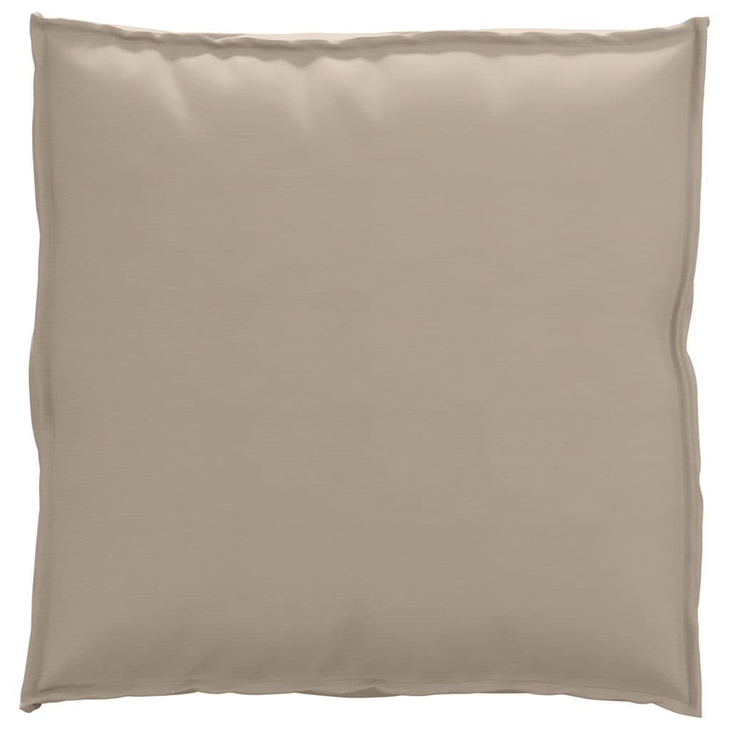 Kissen Taupe 70 x 70 x 12 cm Oxford-Stoff