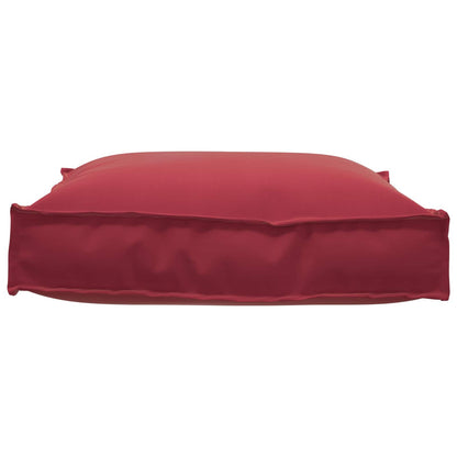 vidaXL Kissen Weinrot 70 x 70 x 12 cm Oxford-Stoff