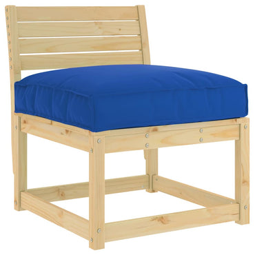 vidaXL Coussins de palette pour sièges adaptés Bleu roi