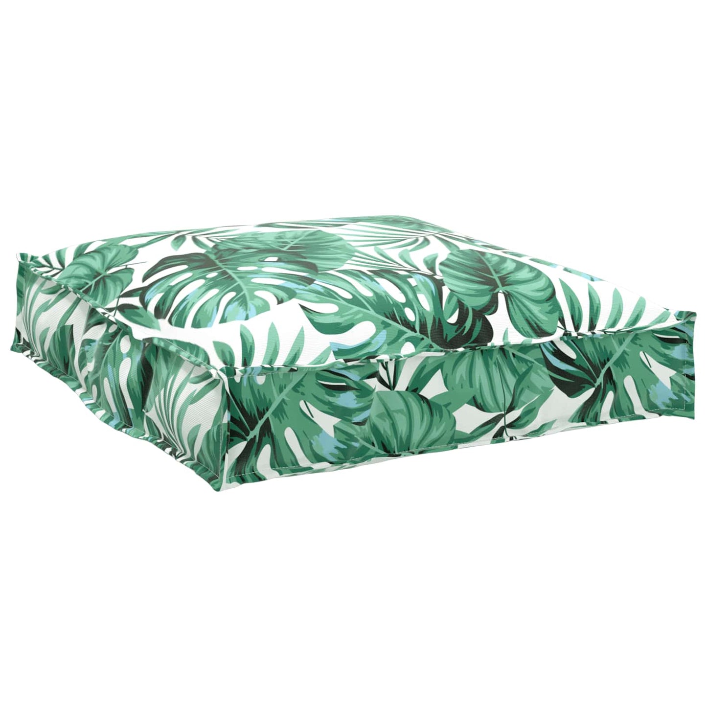 vidaXL Kissen Blatt Blattmuster 70 x 70 x 12 cm Oxford-Stoff