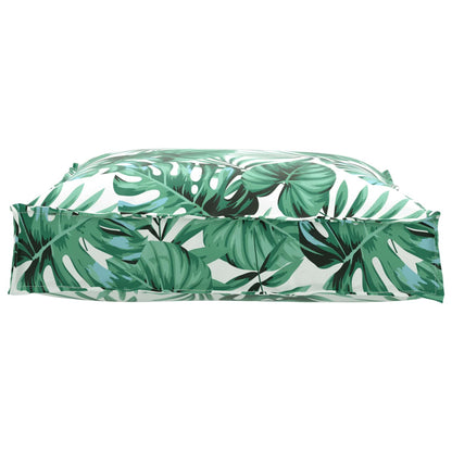 vidaXL Kissen Blatt Blattmuster 70 x 70 x 12 cm Oxford-Stoff