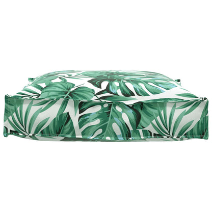 vidaXL Kissen Blatt Blattmuster 70 x 70 x 12 cm Oxford-Stoff
