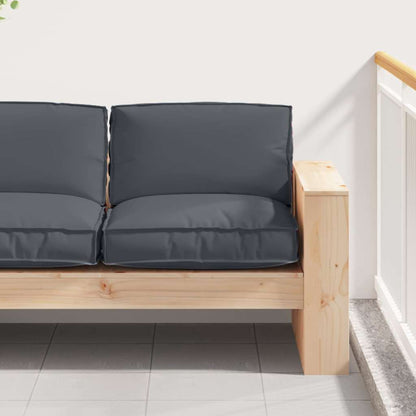 vidaXL Coussin de palette pour assise adaptée anthracite 80 x 80 x 12 cm
